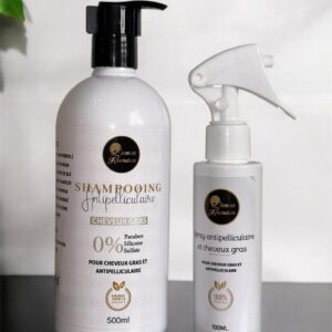 شامبو القشرة بمستخلص الفليور ومقطر الأعشاب